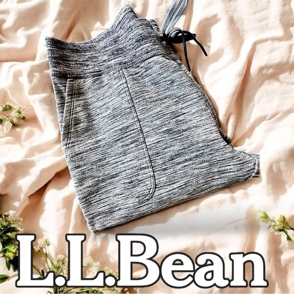 NEW 🌸 L.L. Bean Women’s Luxury Ultra Soft Jogger Sweats, Gray Track Pants - Picture 15 of 17